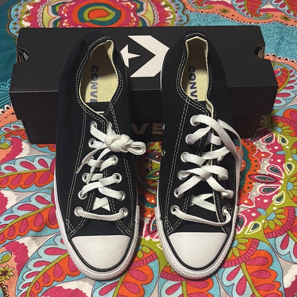 Converse Classic Black Canvas Shoes
